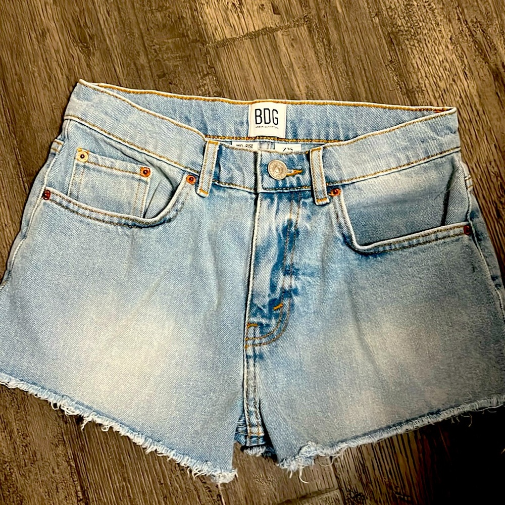 BDG denim shorts, 25